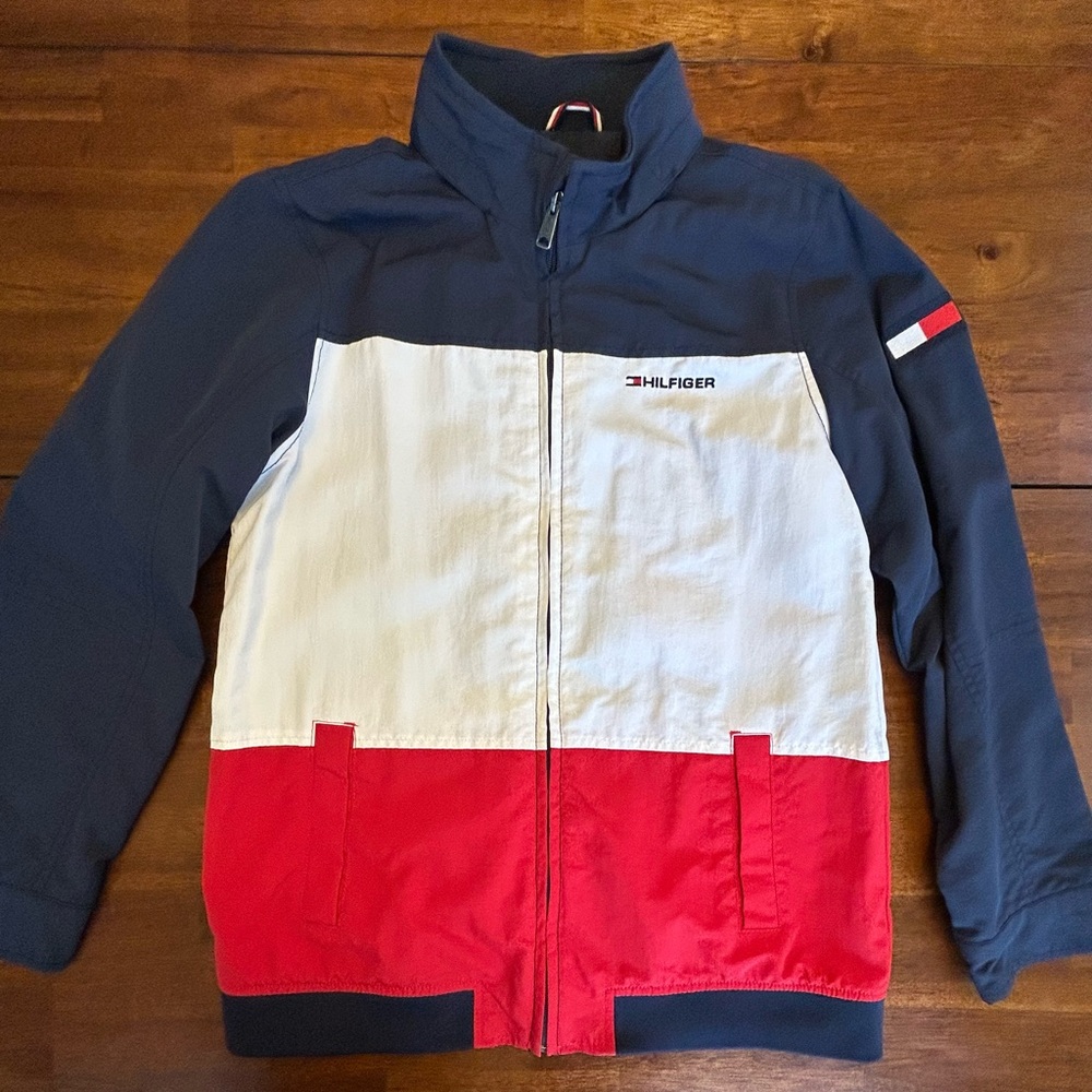 Boys Tommy Hilfiger jacket.